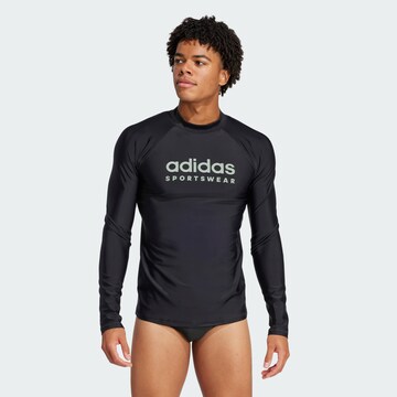 ADIDAS SPORTSWEAR Performance Shirt 'Rash Guard' in Black: front