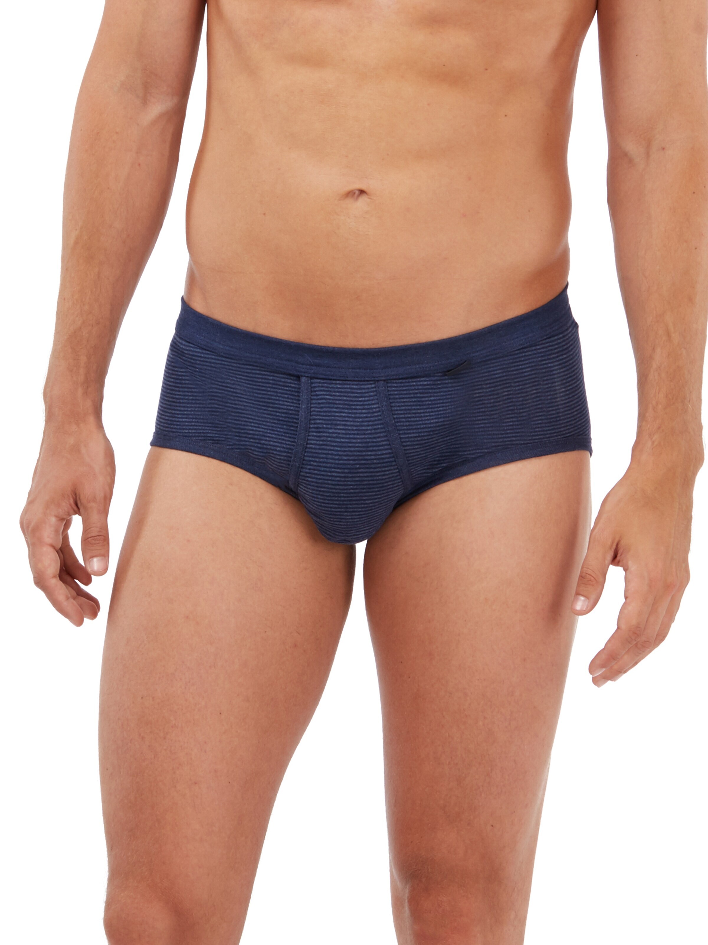 Schöller Panty 'Schöller Herren Slip Helios mit Eingriff im 5er-Pack' in Blue: front