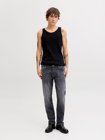 JACK & JONES Regular Jeans 'JJMike' in Zwart
