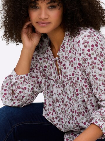 SHEEGO Bluse i beige