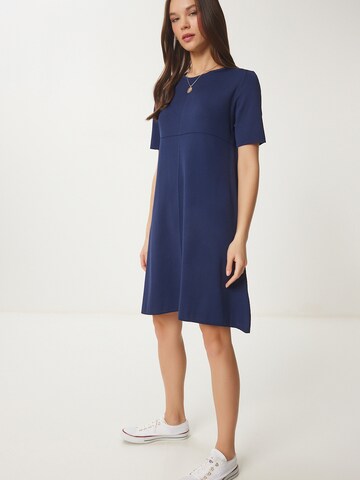 Robes en maille Happiness İstanbul en bleu