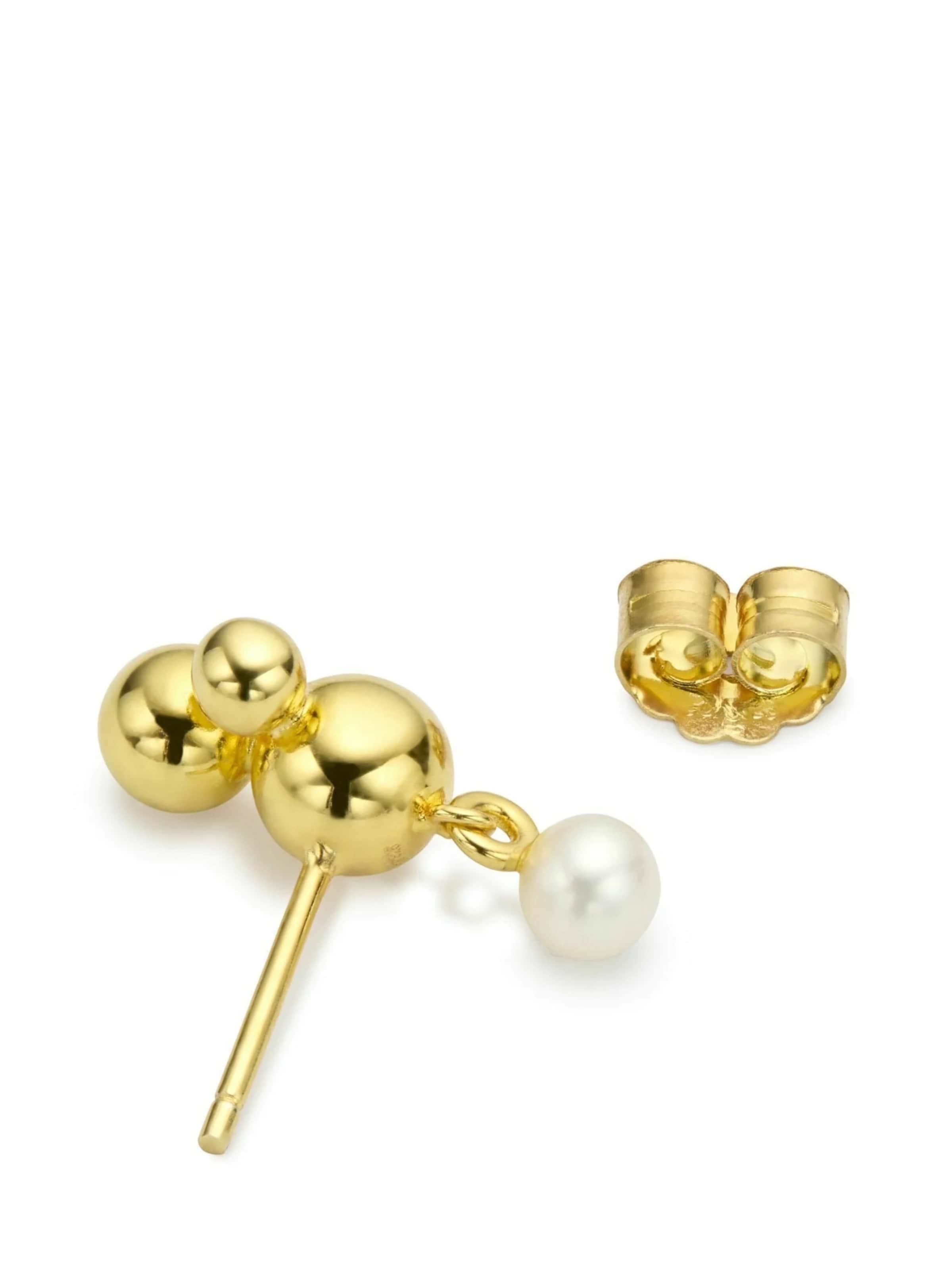 Jane Kønig Øreringe 'Atomic Stud' i guld