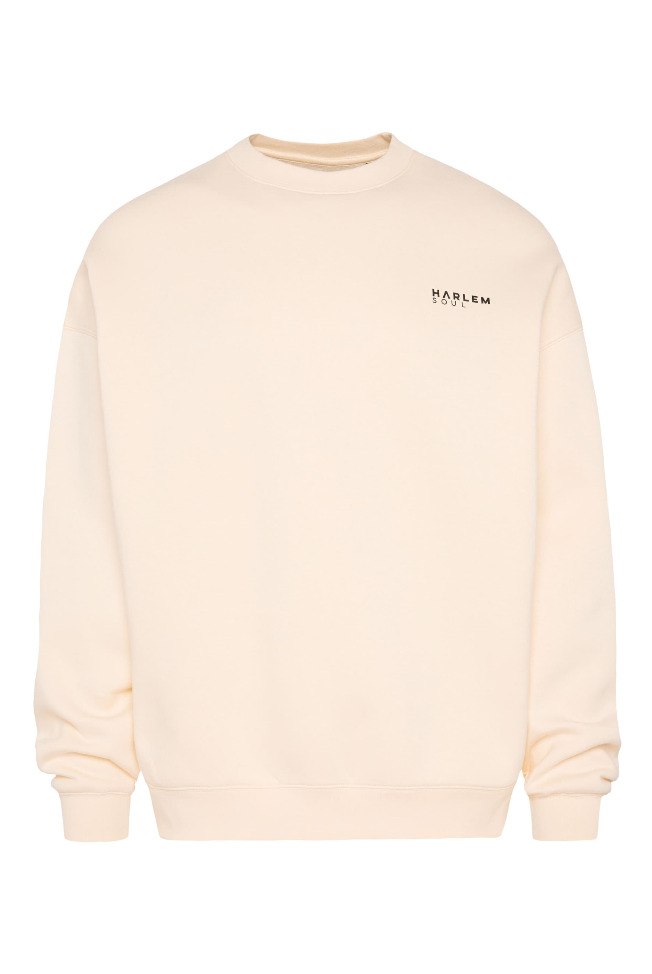 Harlem Soul Sweatshirt 'AD-AM' in Beige: Vorderseite