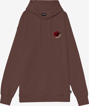 Propaganda Sweatshirt 'Grasp' in Brown: front