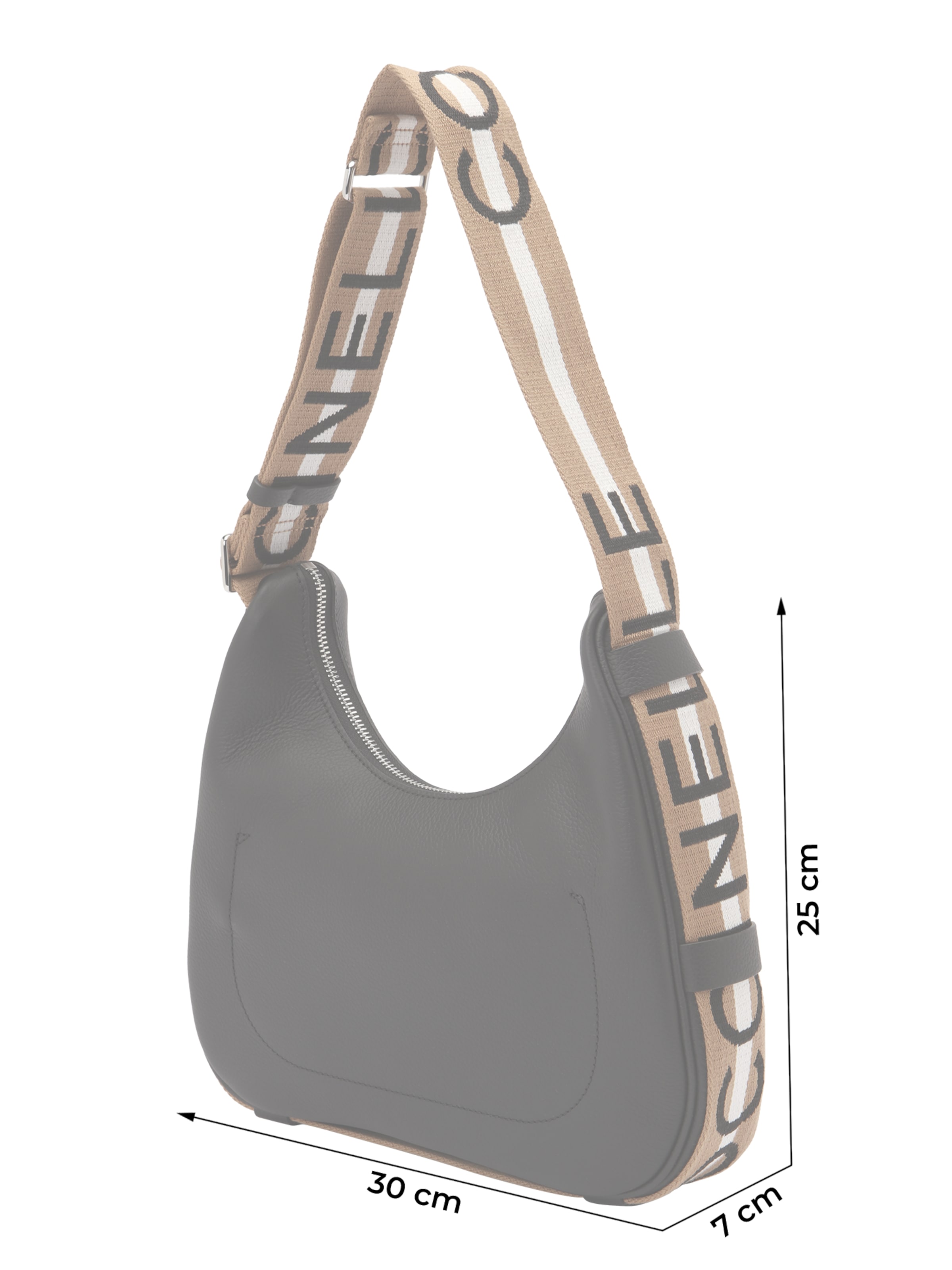 Coccinelle Shoulder Bag 'RAQUEL' in Black