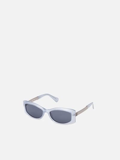 MAX&Co. Zonnebril 'Max &co MO0144 Shiny light blue 55/17/140 Women Sunglasses' in 55 in de kleur Blauw, Productweergave