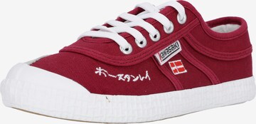 KAWASAKI Sneakers laag in Rood: voorkant