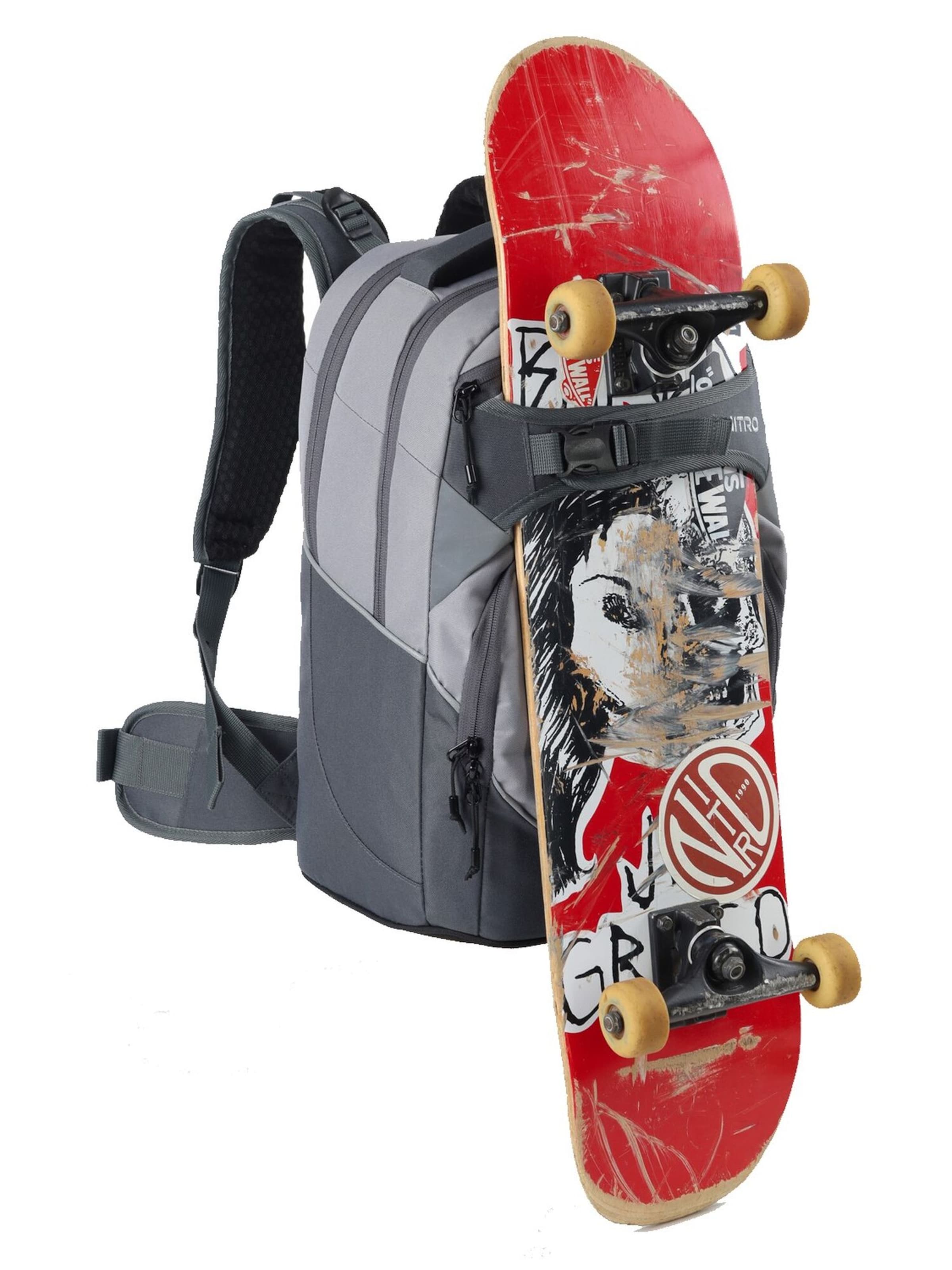 NitroBags Backpack 'SUPERHERO' in Grey