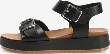 INUOVO Strap Sandals in Black