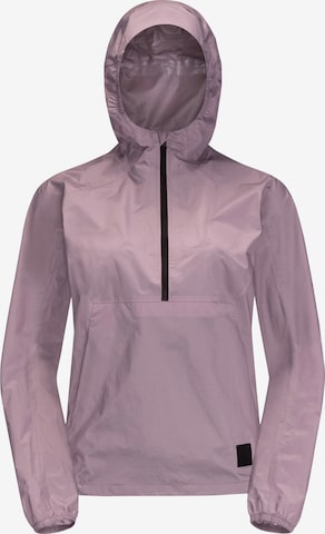 Veste outdoor JACK WOLFSKIN en violet : devant