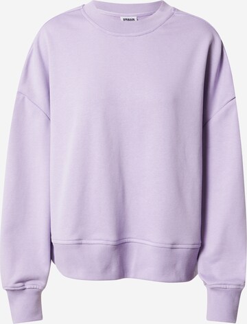 Urban Classics Sweatshirt in Purple: front