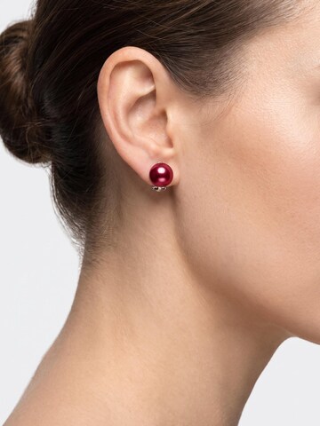 Ateliers Saint Germain Oorbellen 'AIGUEBELLE' in Rood