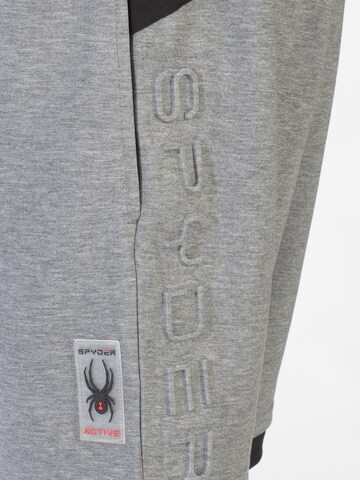 Spyder Regular Workout Pants in Grey
