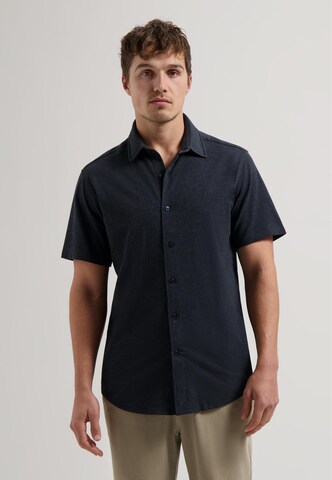 Coupe slim Chemise 'Anthony' Dstrezzed en bleu : devant