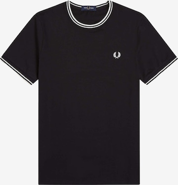 Fred Perry Shirt in Black: front
