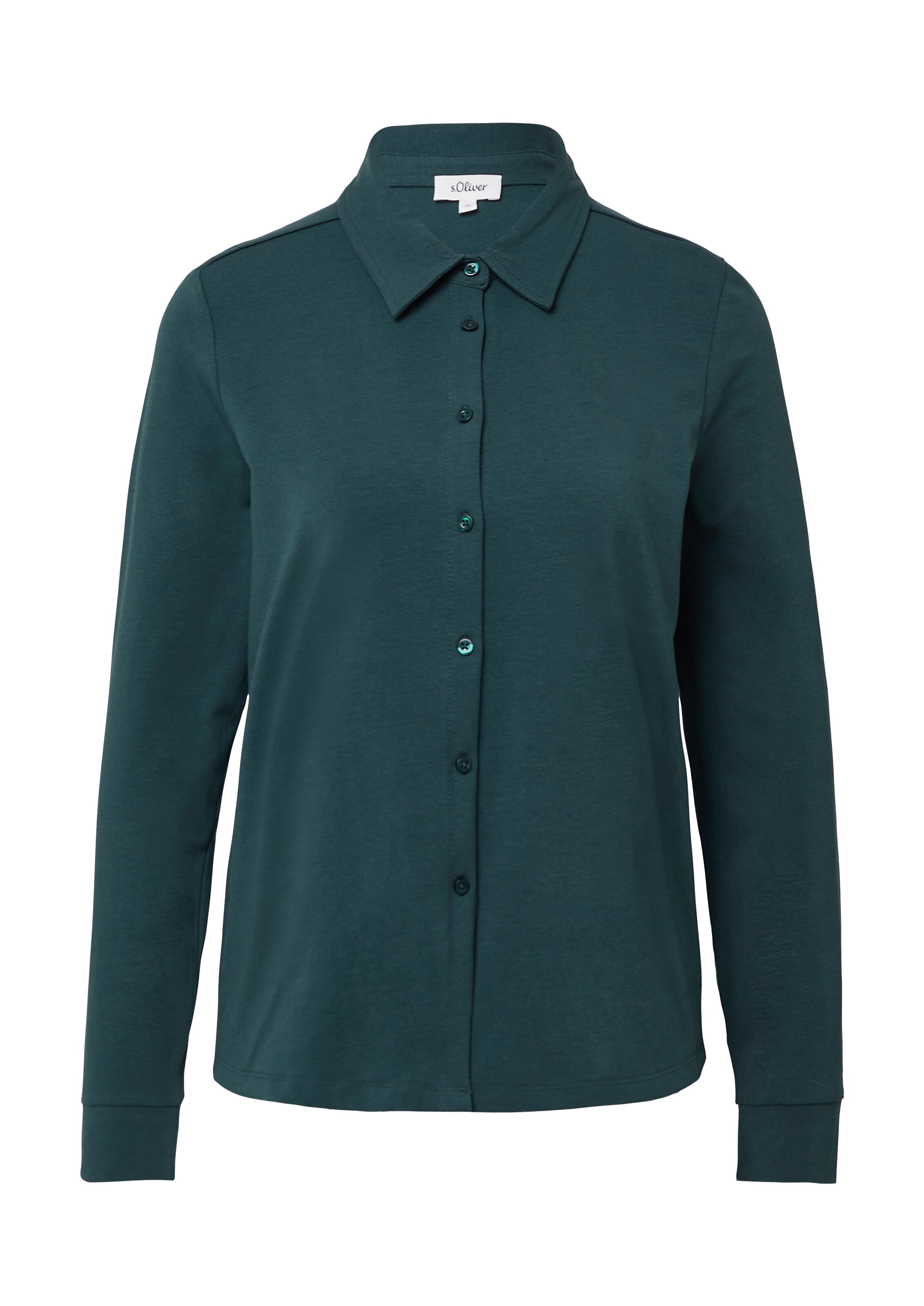 s.Oliver Blouse in Groen: voorkant