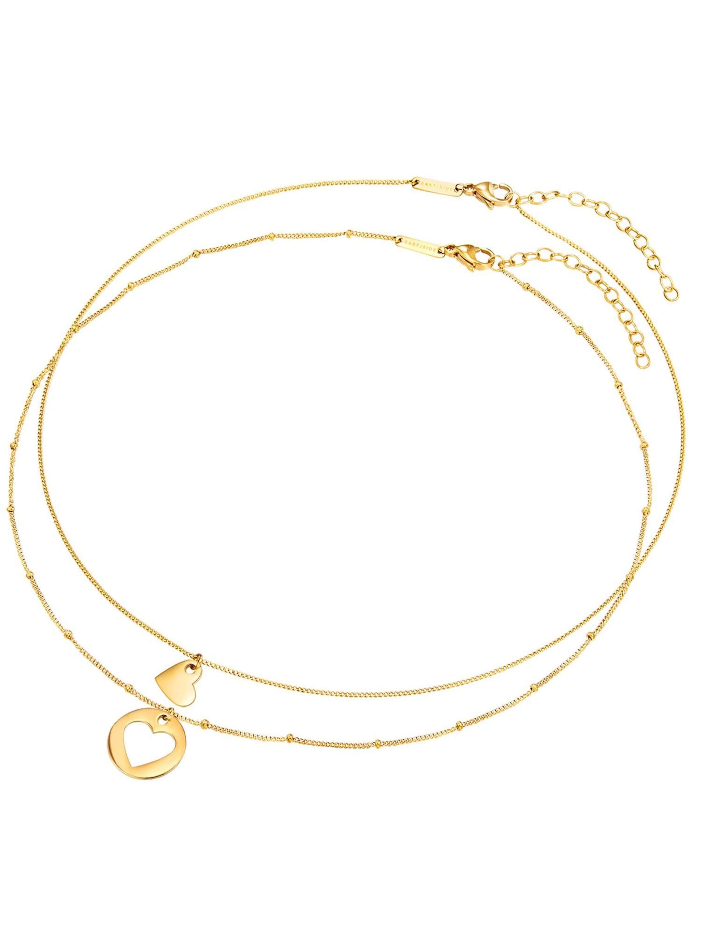 Parure de bijoux Eastside en or : devant