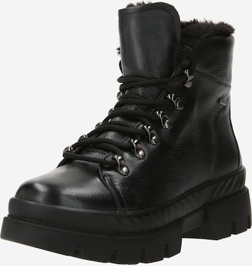 ARA Lace-Up Ankle Boots in Black: front