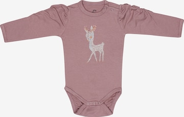 Bruuns Bazaar Kids Romper/Bodysuit 'Luna Sofia' in Pink: front