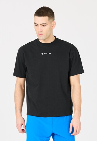 Virtus Functioneel shirt 'Deran' in Zwart: voorkant
