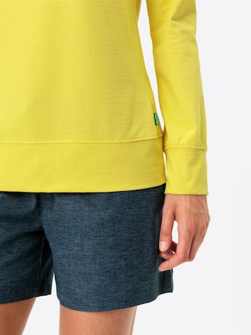 VAUDE Sweatshirt in Gelb