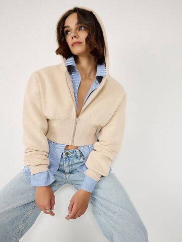 No Matter What Sweatjacke in Beige