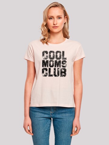 T-shirt 'Mothers Day Modern Love Statement Trendy Slogan' F4NT4STIC en rose : devant