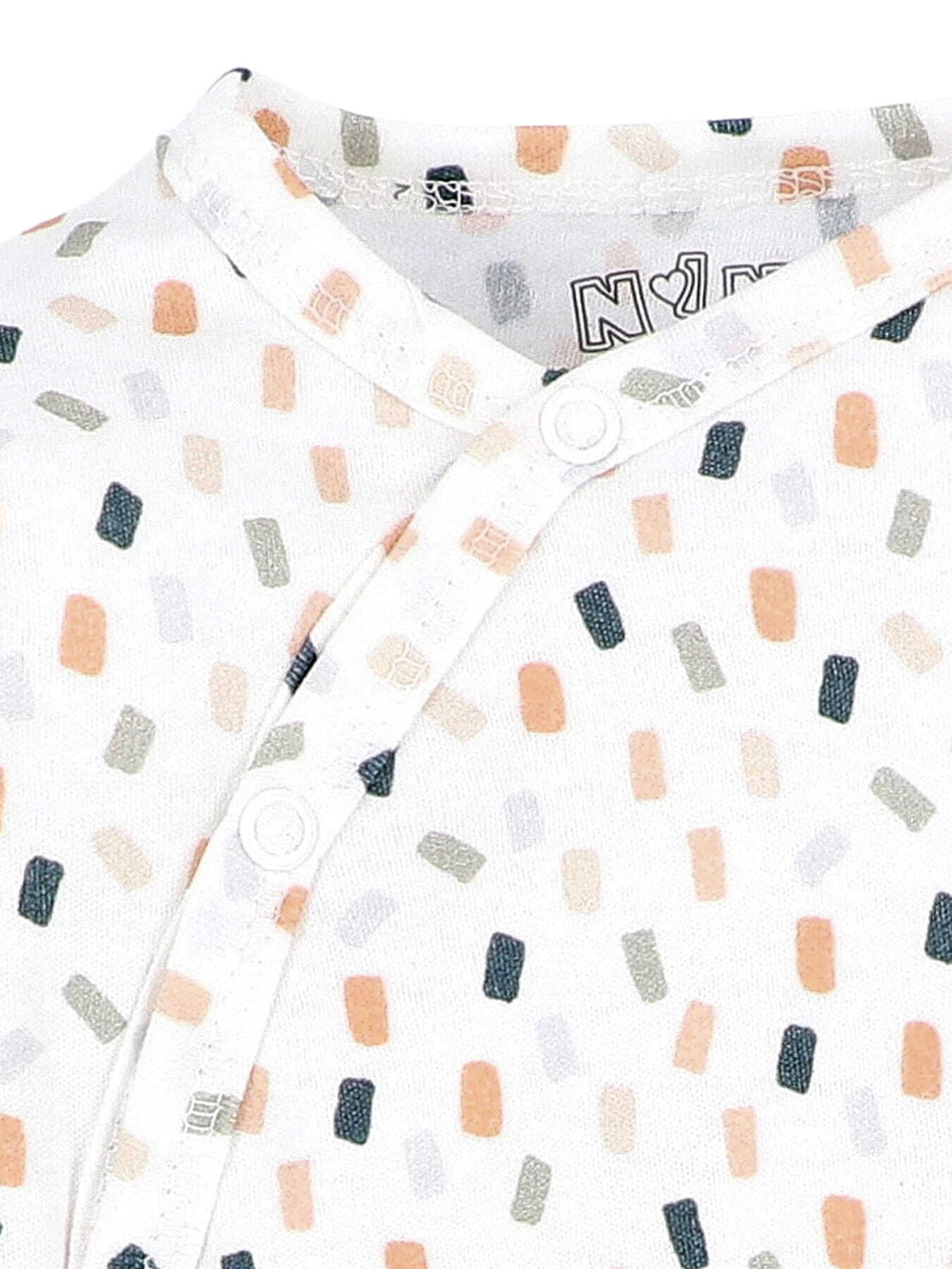 NINI Wickelbody ' Vierecke ' in Beige