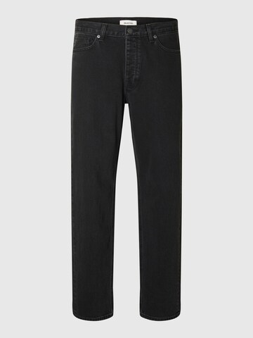 SELECTED HOMME Regular Jeans 'SLH196' in Schwarz: Vorderseite