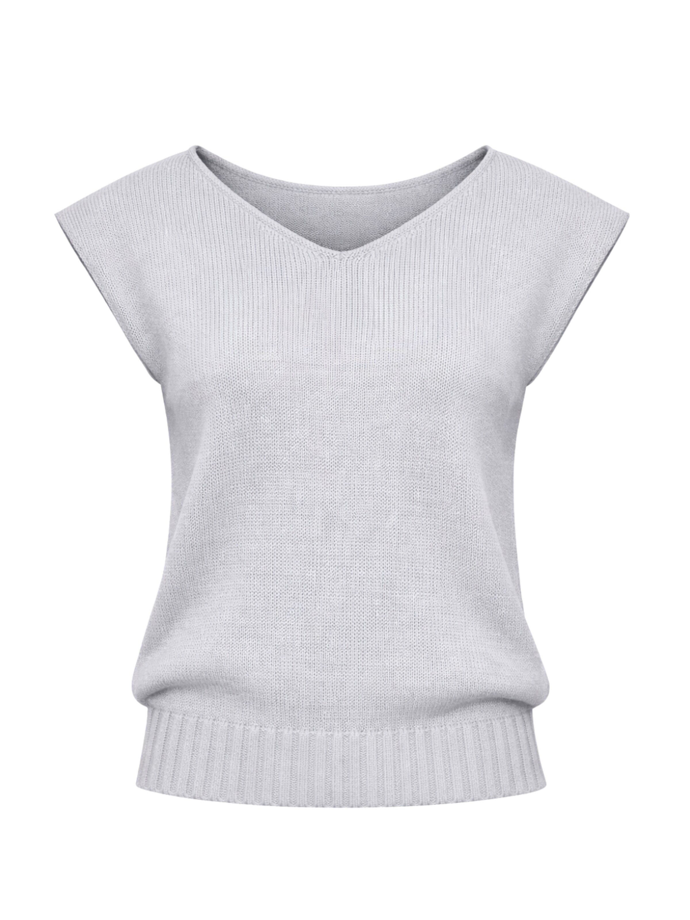 Süel knitwear - Top de punto 'Carlos' en gris: frente