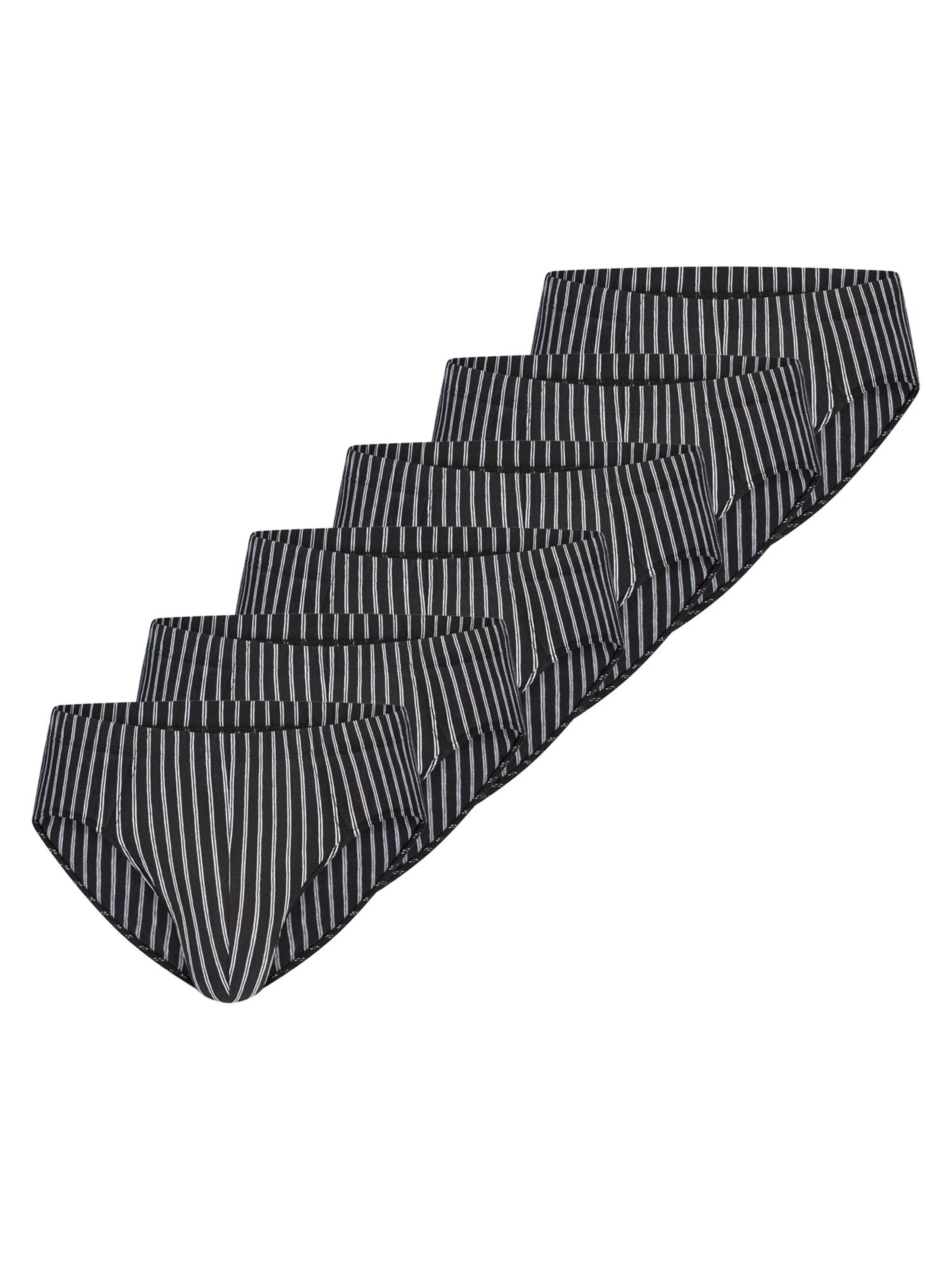 SCHIESSER Slip '95/5 Essentials Cotton' in Black: front