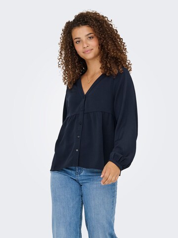 ONLY Blouse 'ONLNova' in Blauw: voorkant