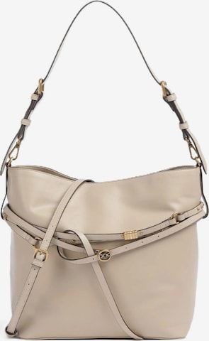 Borsa a spalla '106339 A0QO' di PINKO in beige: frontale