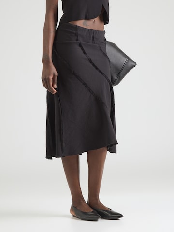 WEEKDAY Sukňa 'Luisa' - Čierna: predná strana