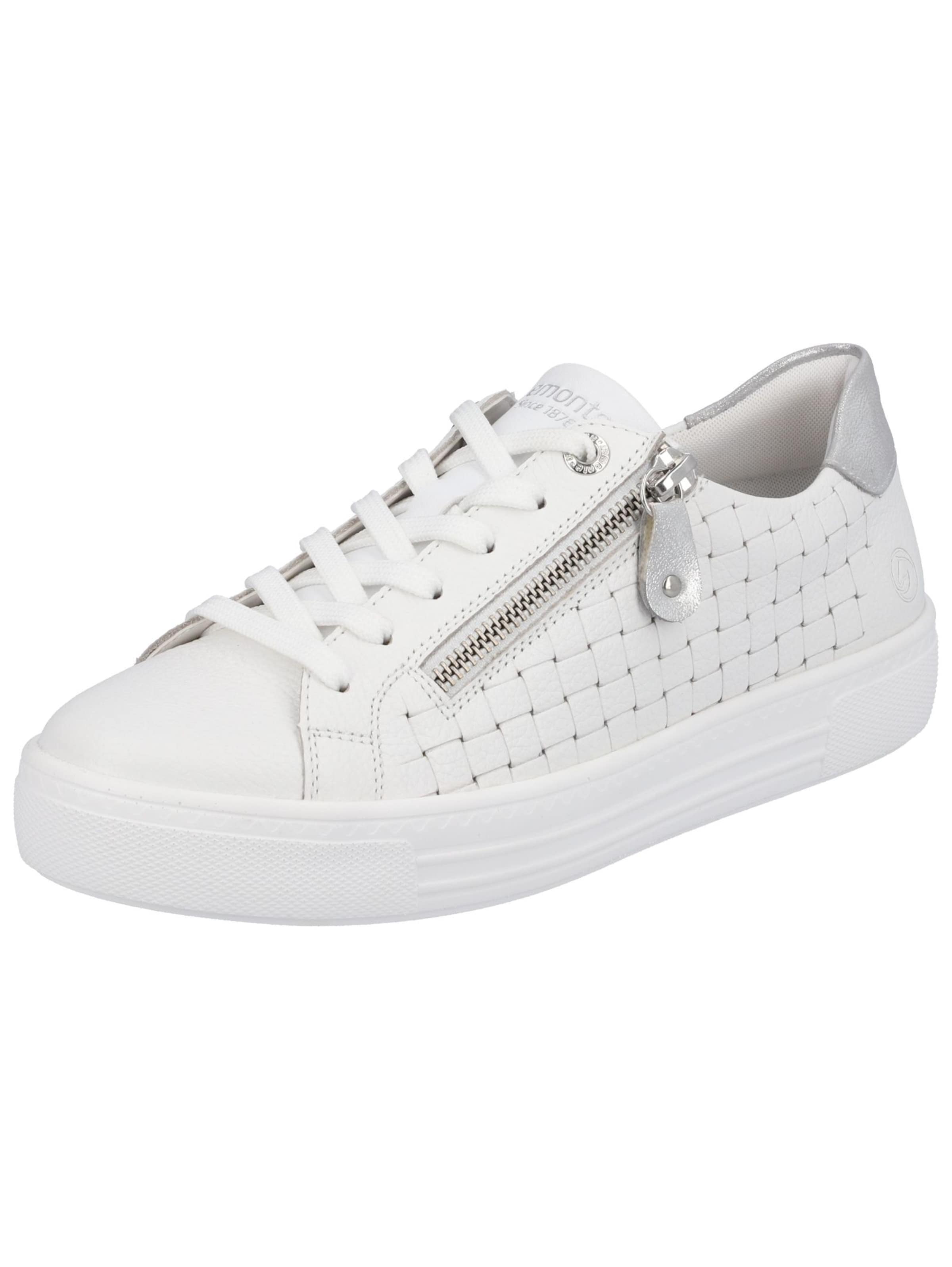Baskets basses REMONTE en blanc : devant
