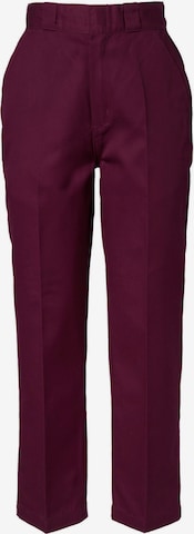 DICKIES Tapered Trousers 'PHOENIX' in Purple: front