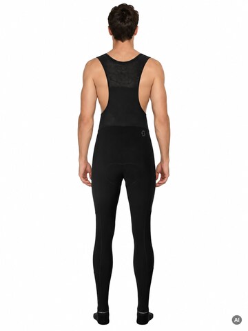 SCOTT Slim fit Workout Pants 'Bib Thights Endurance Warm' in Black