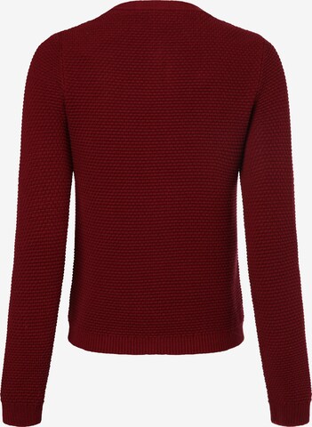 Marie Lund Knit Cardigan in Red
