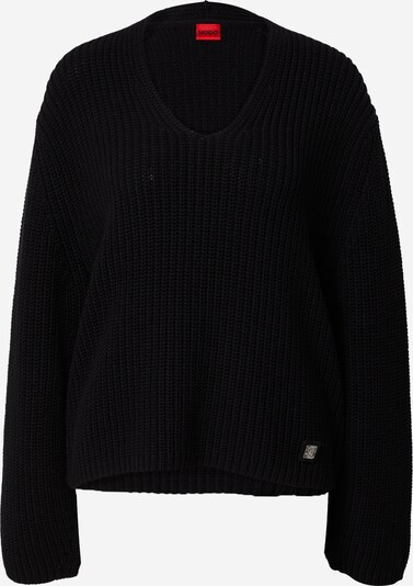 HUGO Sweater 'Sulla' in Black / Silver, Item view