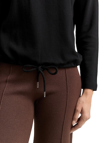 TOM TAILOR Sweatshirt in Black