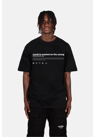 Lost Youth T-Shirt'Influenced' in Schwarz: predná strana