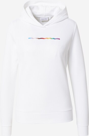 Calvin Klein Sweat-shirt en mélange de couleurs / blanc, Vue avec produit