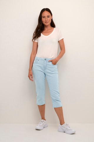 CULTURE Slimfit Jeans 'Milky' i blå