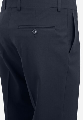 Coupe slim Pantalon à plis Steffen Klein en bleu