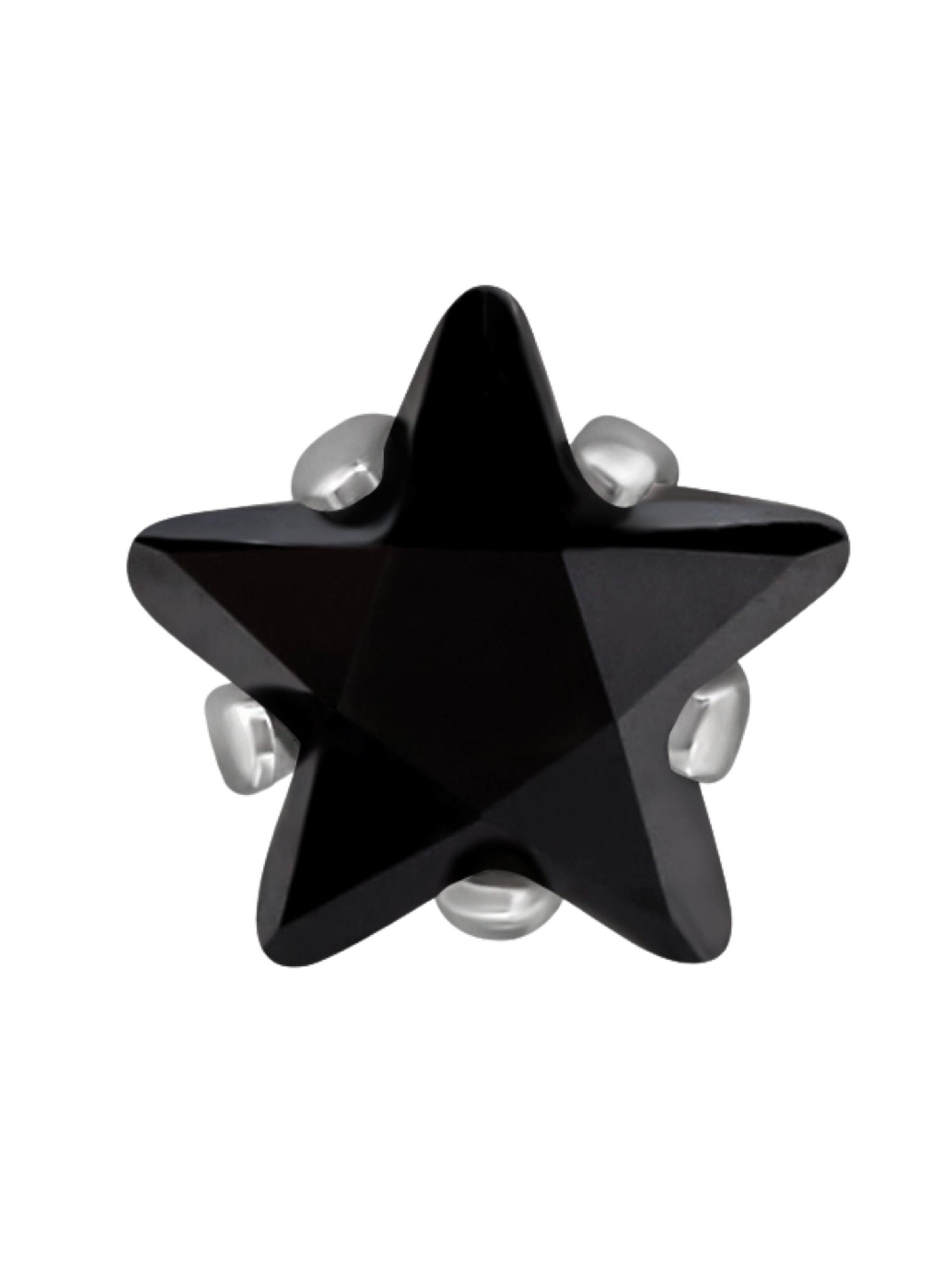 Maxte Earrings 'Stern' in Black