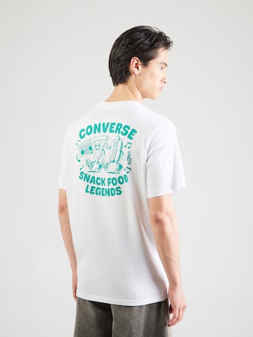 CONVERSE Póló 'FESTIVAL SNACKS' - fehér: elől