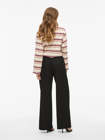 VILA Wide leg Broek 'VIEmla' in Zwart