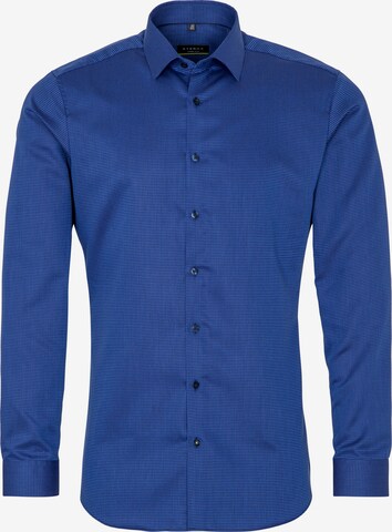 ETERNA Slim fit Button Up Shirt in Blue: front