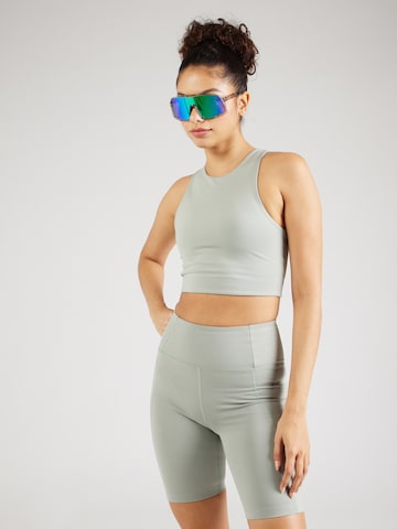Girlfriend Collective Bralette Sports Bra 'DYLAN' in Green: front