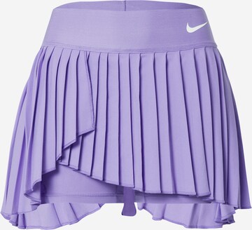 NIKE Athletic Skorts in Purple: front